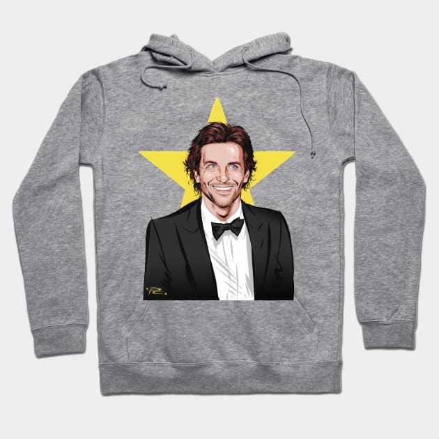 Bradley Cooper - An illustration by Paul Cemmick Hoodie by PLAYDIGITAL2020